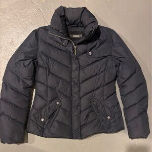 Anno Zhero Italian Brand Navy Down Puffer Coat EU 46 (Fits Medium)